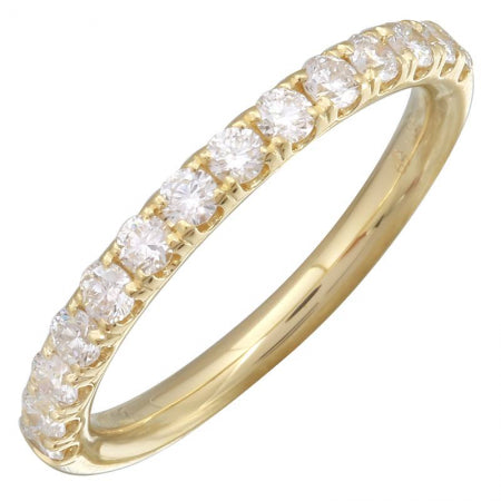 14K Yellow Gold Diamond Ring — Size 6.5