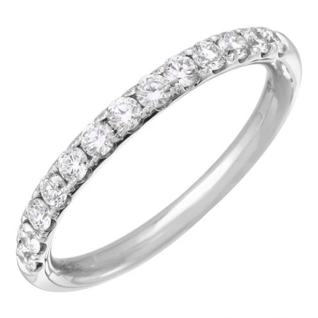 14K White Gold Diamond Ring — Size 6.5