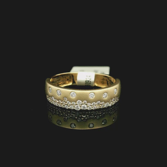 Yellow Gold Multi-Diamond Band